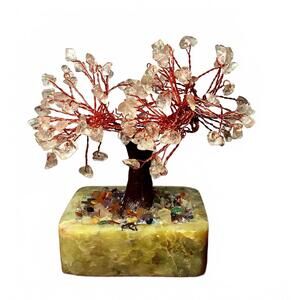 Rose quartz feng shui tree, unique gifts, gifts for mom, gifts for her